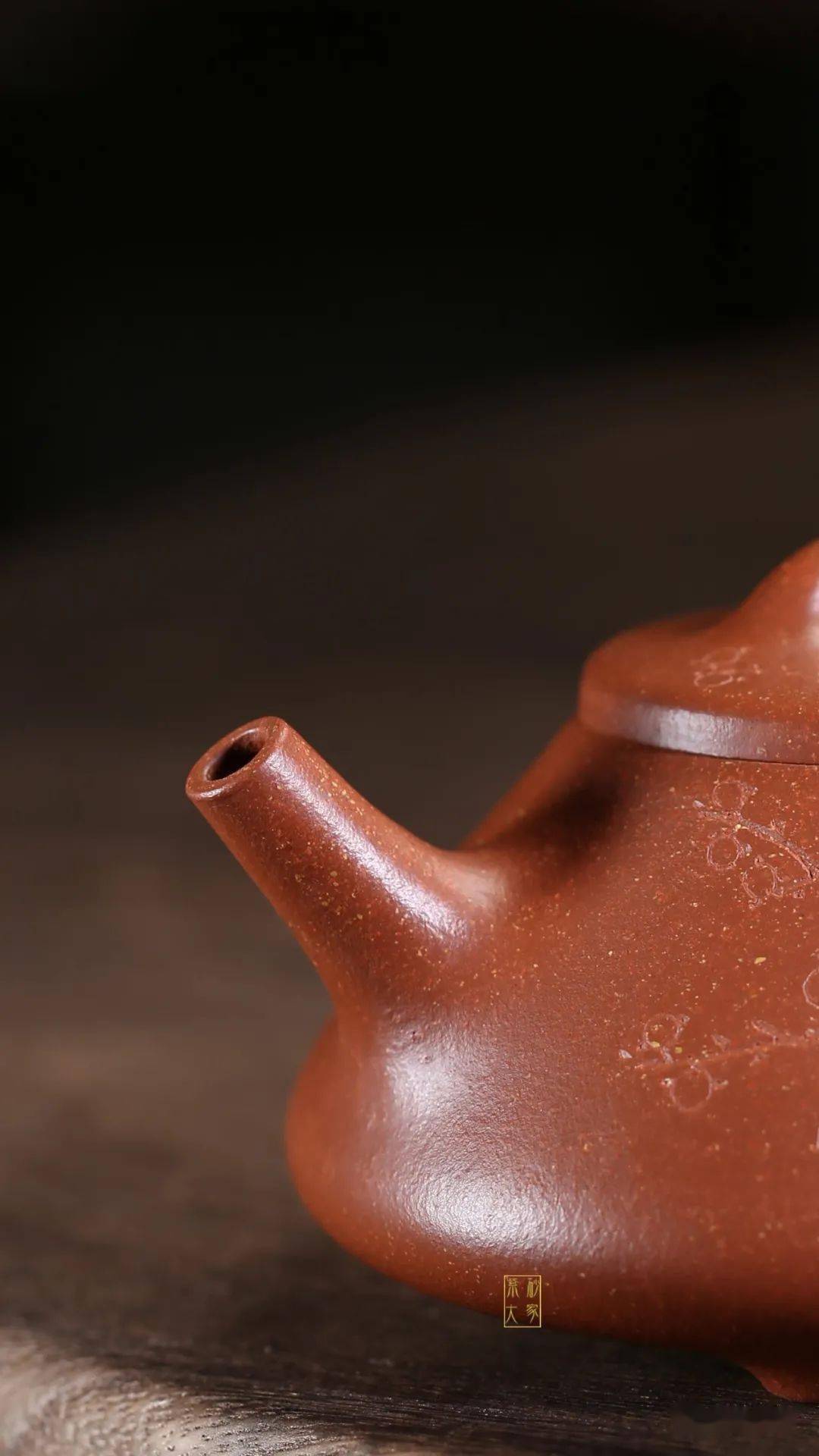 紫砂臻品 ‖ 吴建平制石陶装饰 —— 《子冶石瓢》