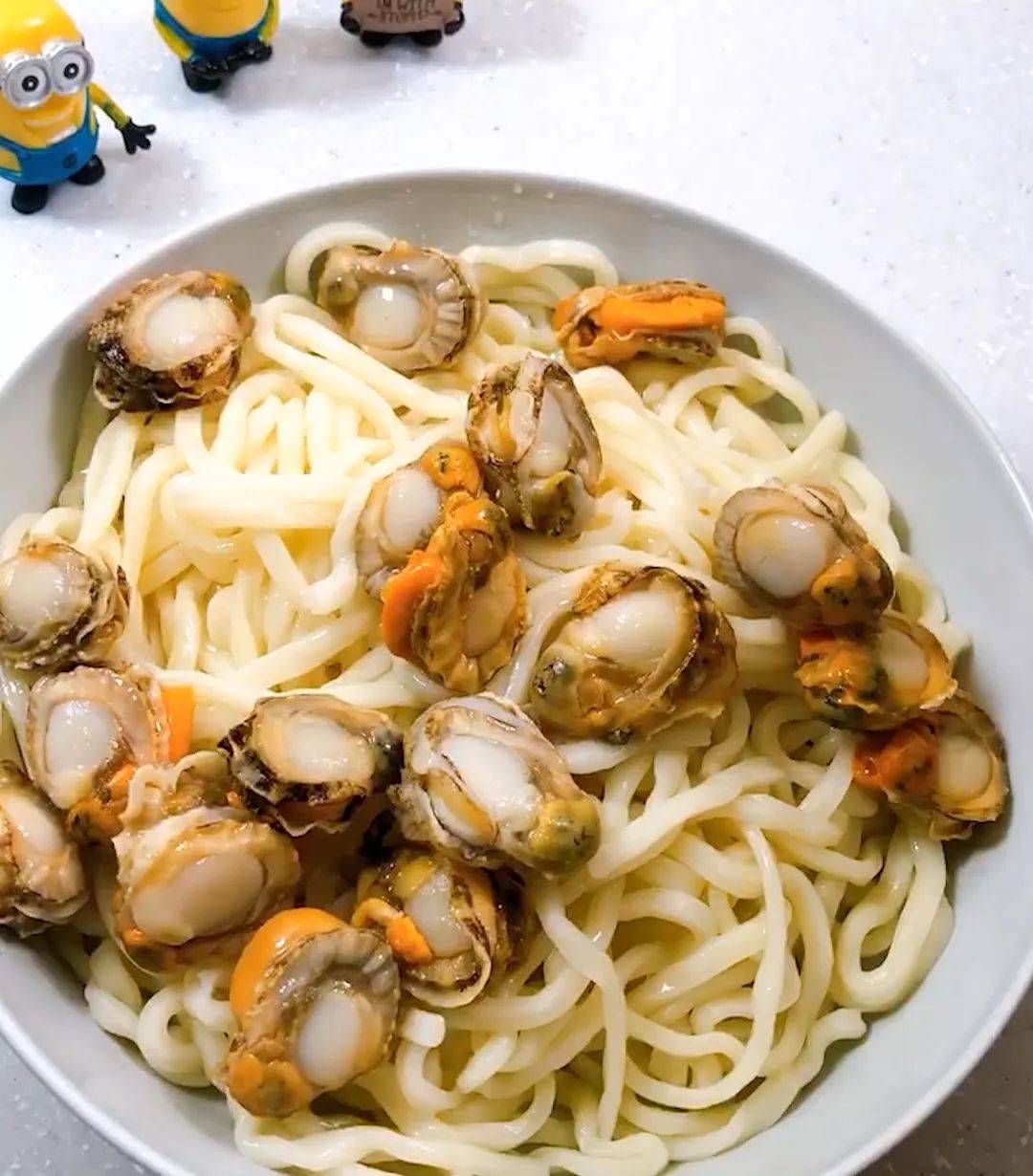 解锁升级版葱油拌面扇贝肉新吃法紧实弹牙来一份双倍快乐吧