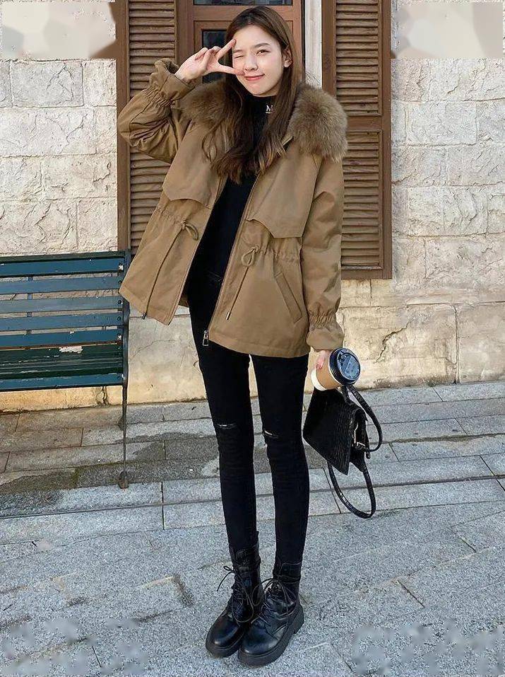 棉服卫衣厚外套半裙今年冬天最in穿搭衣服穿得越厚越时髦