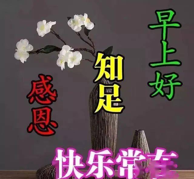 大家早上好:健康身体与快乐相随,亲切问候与温暖相依!