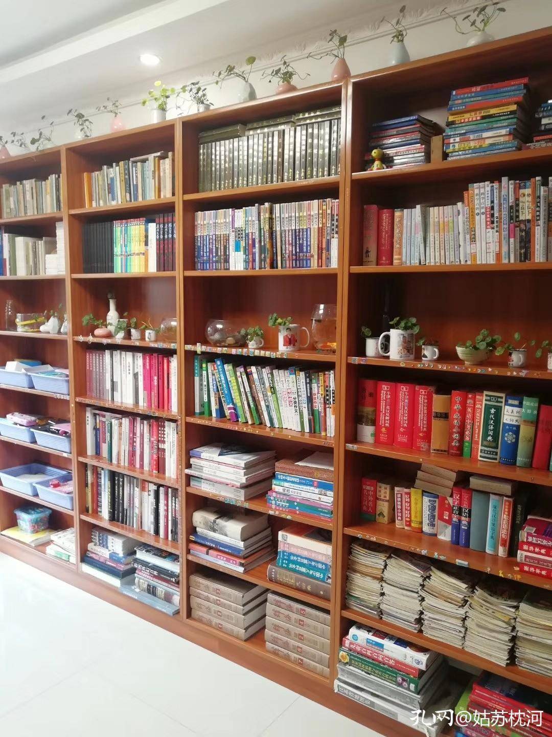 我的家庭图书馆:每每巡视书屋,颇有大将军巡视列兵之感