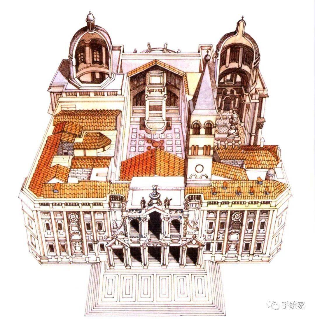 哈德良行宫古罗马万神庙万神庙内部罗马万神庙正立面古罗马公共集会