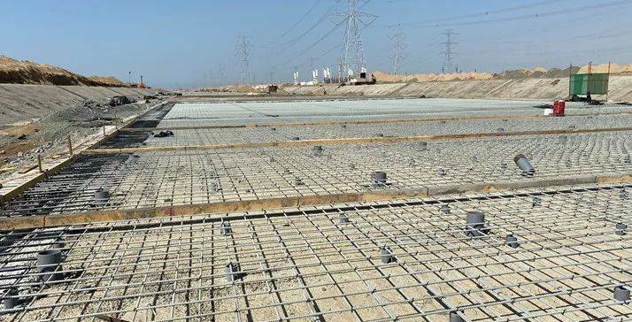 世界最大纤维增强混凝土浇筑项目使用11000千米玻纤加强筋