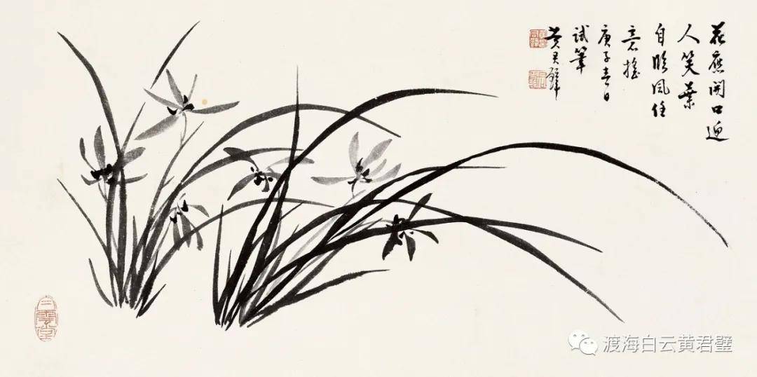 黄君璧10幅经典花鸟画,清新脱俗_工笔