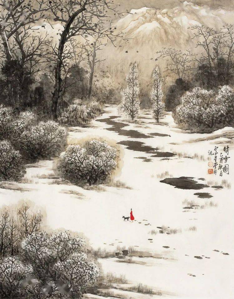 大雪赏这雪景山水别有韵味