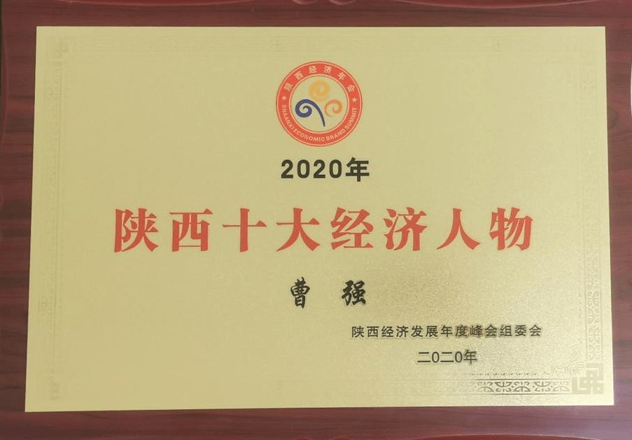 董事长曹强荣获"2020年陕西十大经济人物"_发展