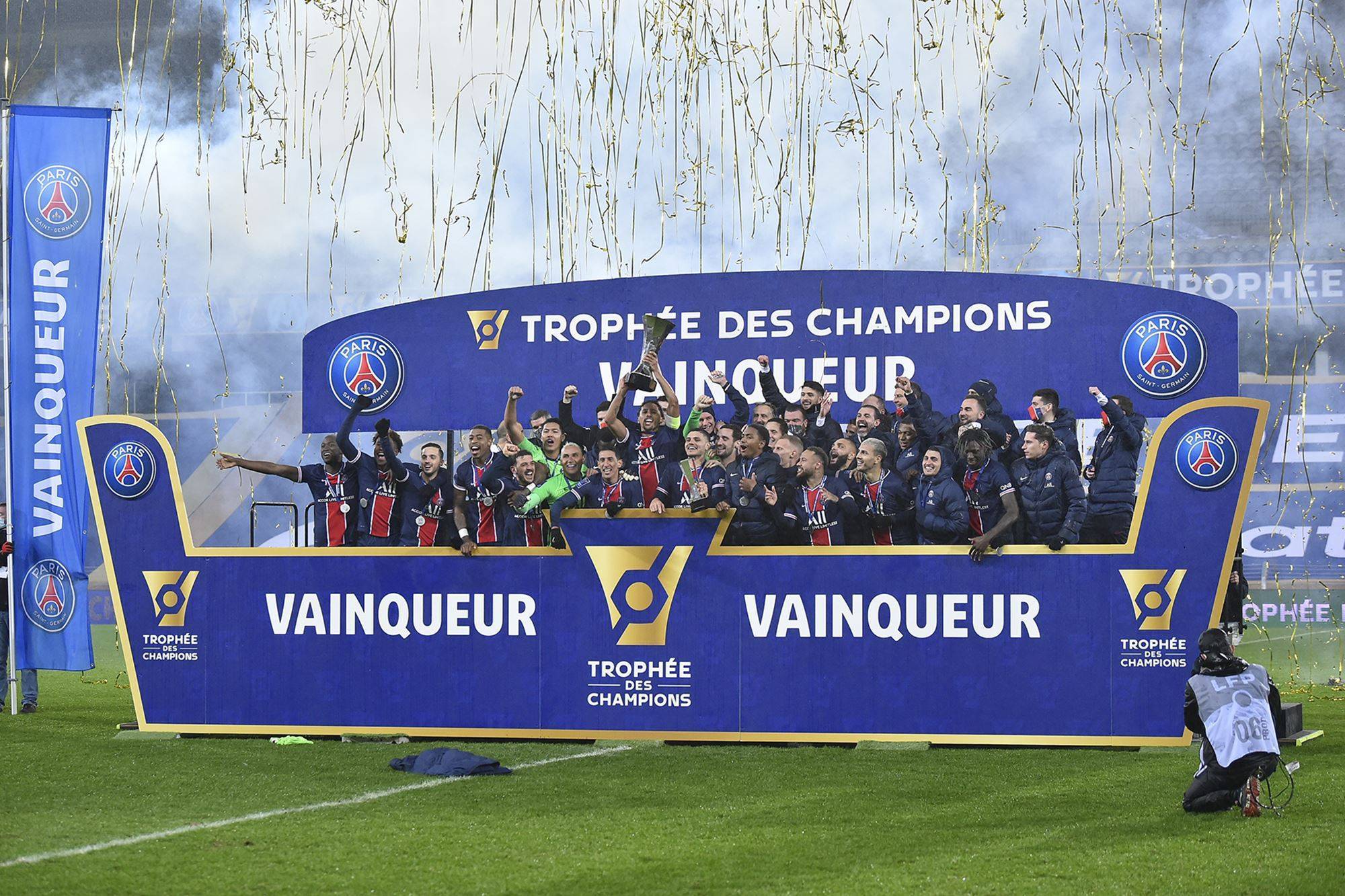 大巴黎21战胜马赛夺得2021年首冠