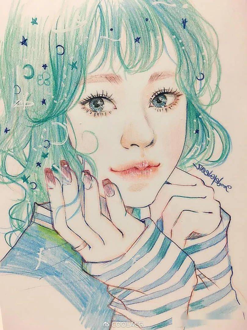 韩国画师goodeyedear_的手绘人物作品