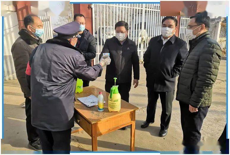 院督导检查疫情防控和安全生产工作,县民政局党组书记,局长刘海伟陪同