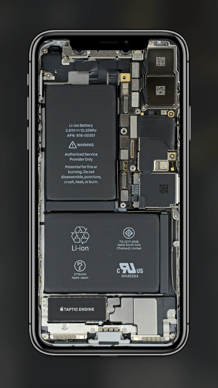 iphone拆解图壁纸正面图片