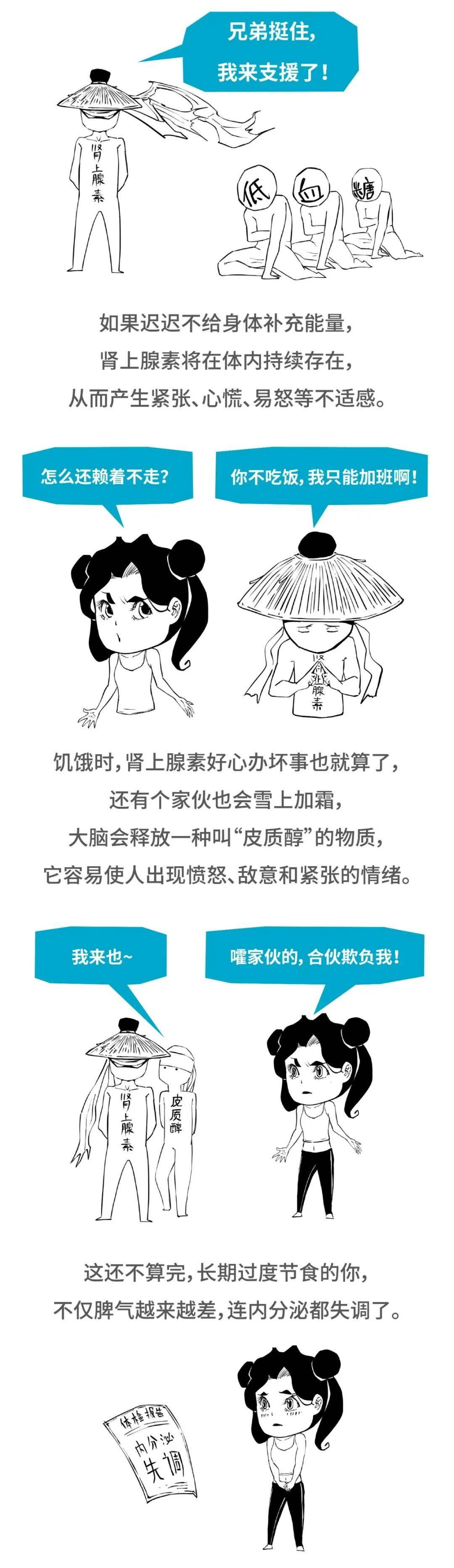 用漫画告诉你 28岁女孩减肥4个月 脂肪没下去 脾气倒见长 科普