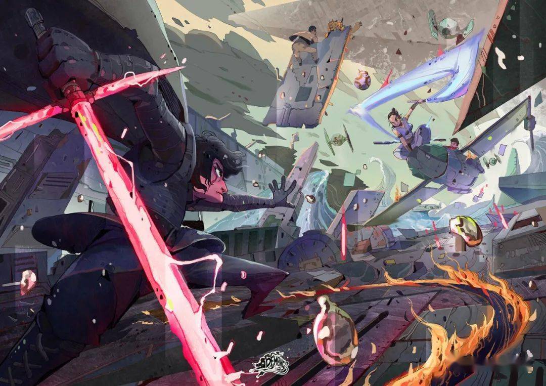 高人胆大为所欲为的泰风插画大透视就要这么玩