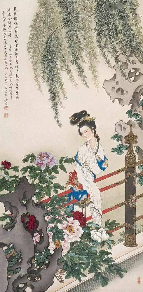 国画大师黄均工笔人物画作品欣赏（100幅）_搜狐网