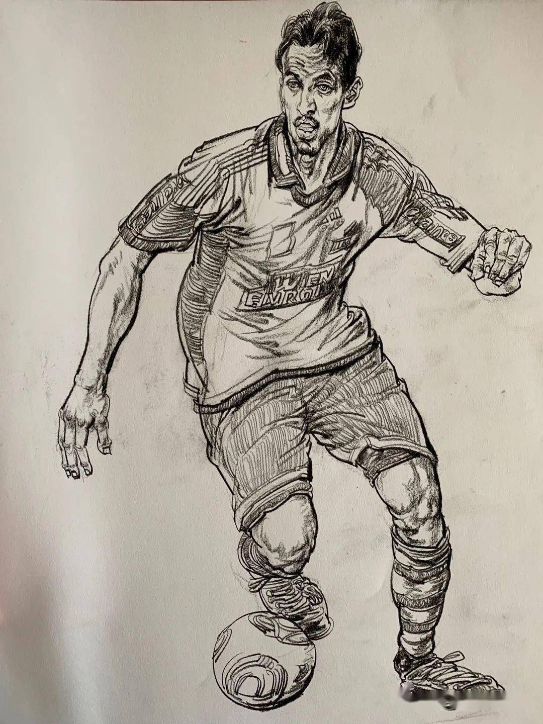 写意与神韵并存 王朋飞 近作 赏析_速写