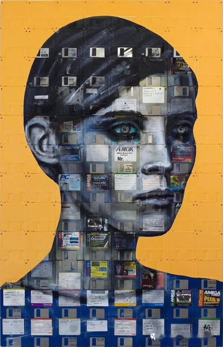 大众艺术网:"碎片的世界,生命的重生"系列 —— 英国现代综合材质拼贴