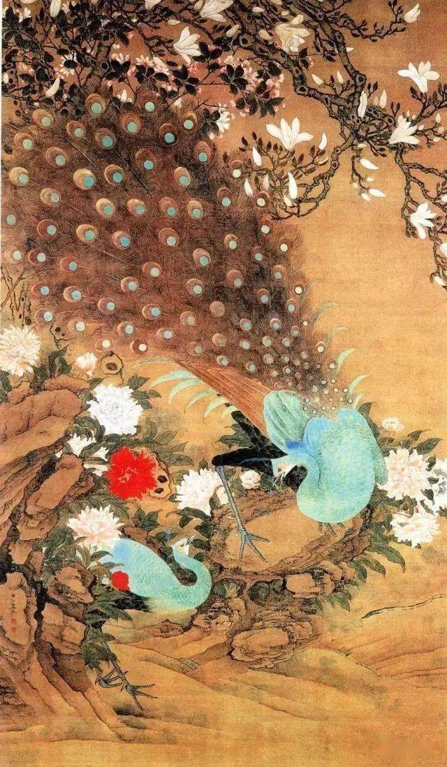 「玉堂富貴 中国年画」彩色木版画 約47×29.3㎝ 1枚｜中国美術 名家笔下《玉堂富贵图》赏析_搜狐网