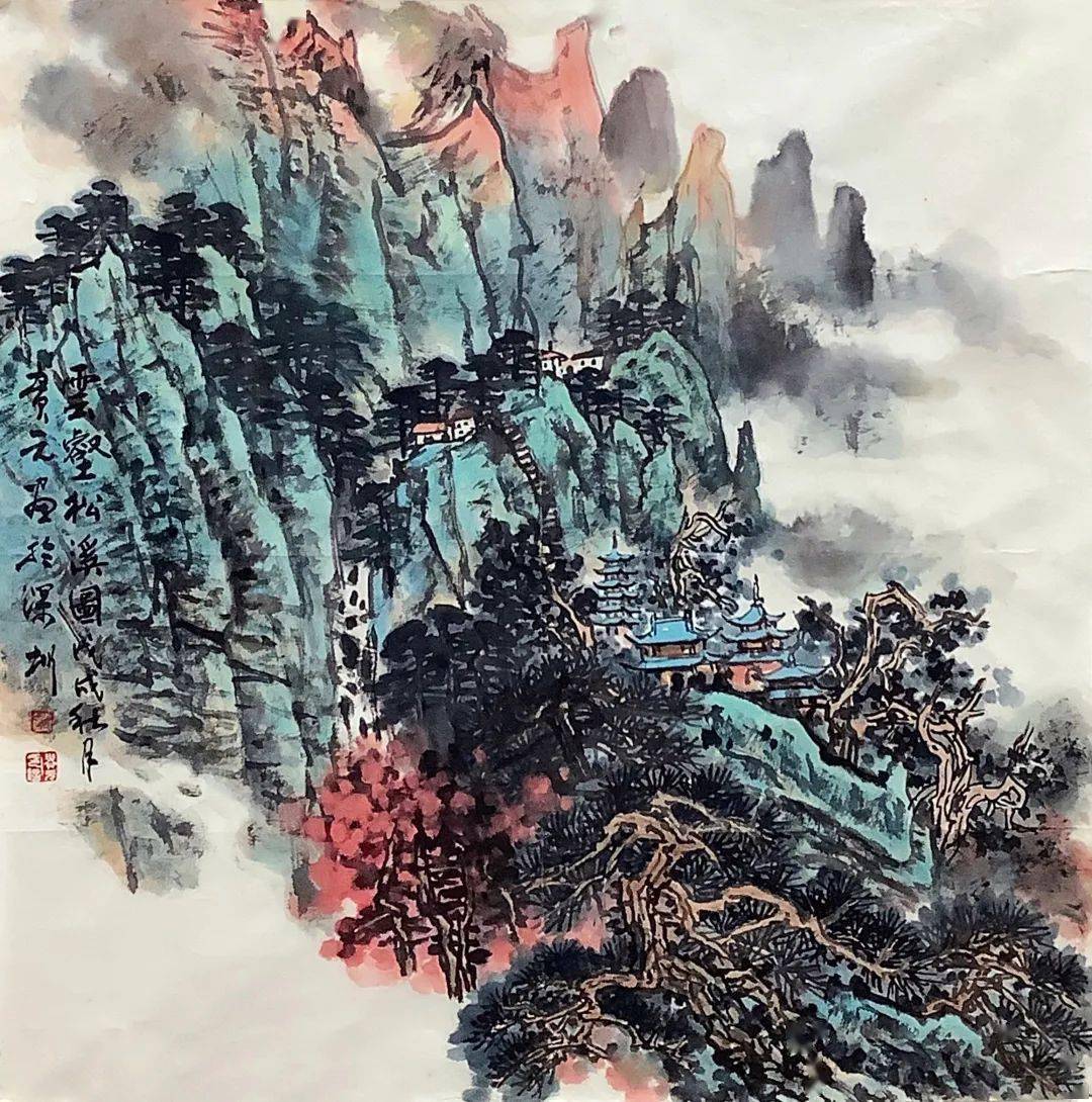 书画长廊67中国当代山水画经典赵贵元