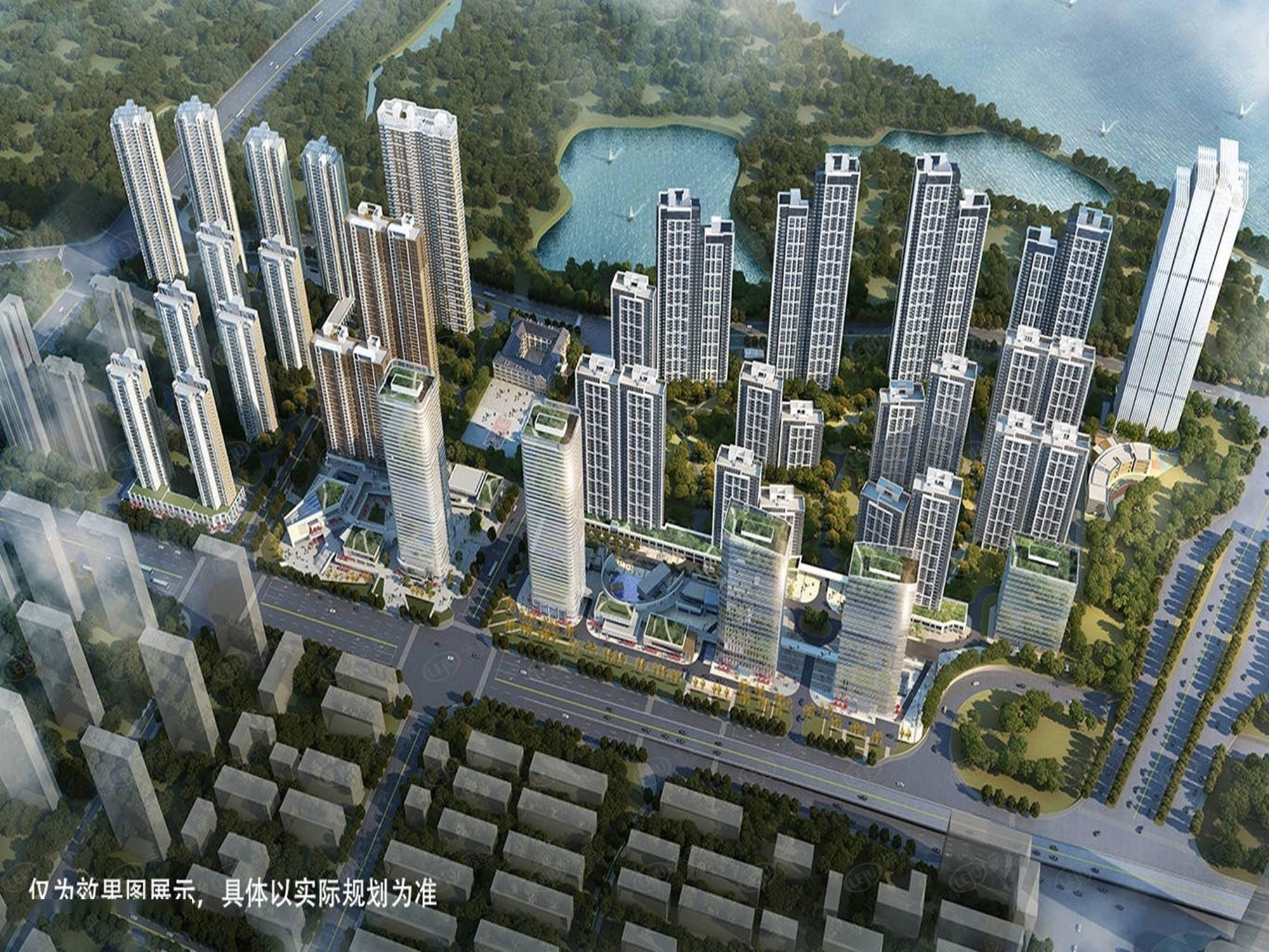 【项目动态】武汉融创城在售c3地块建面约93-132平毛坯房源,均价约