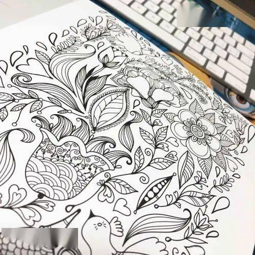 太疯狂了这种画竟然能治好抑郁巨牛的解压神器每位成年人都值得收藏