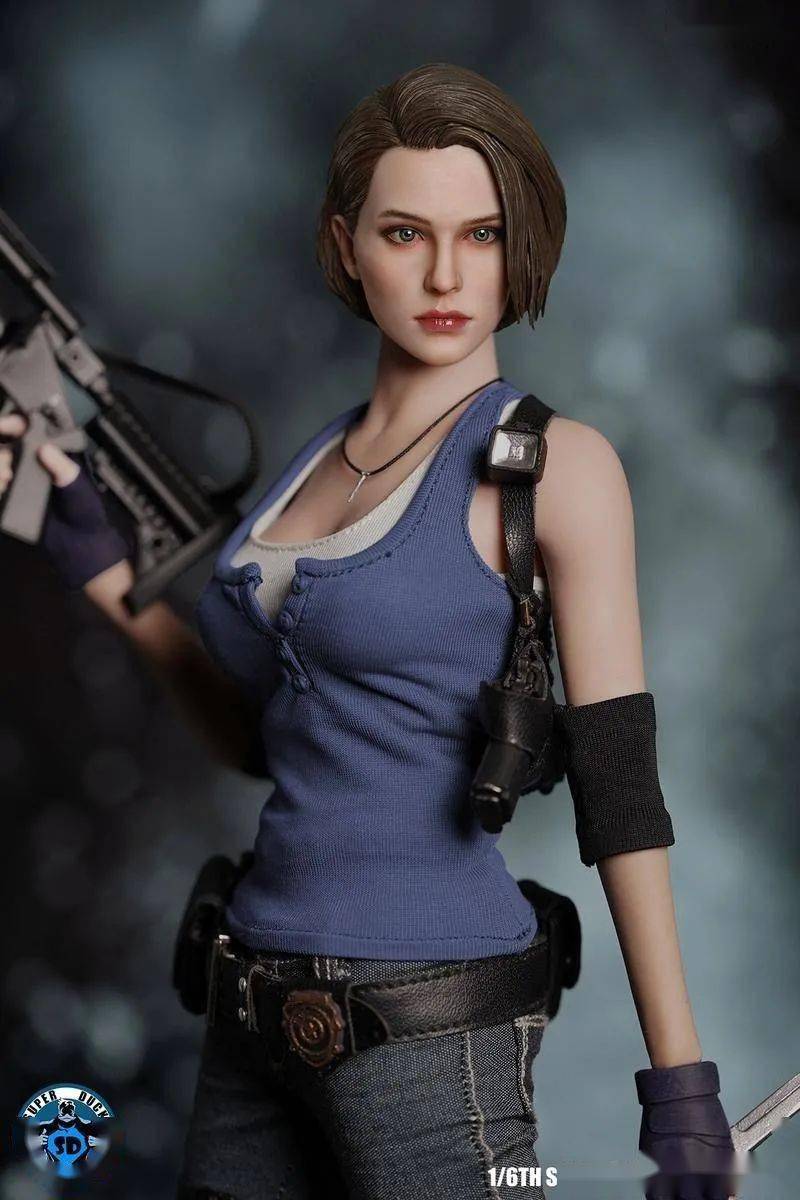 美系superduck新品16系列生化女特警电玩版头雕服装套装