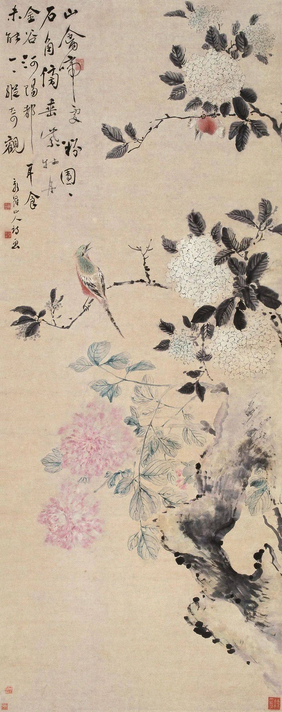 67清代画家华岩画花鸟一绝