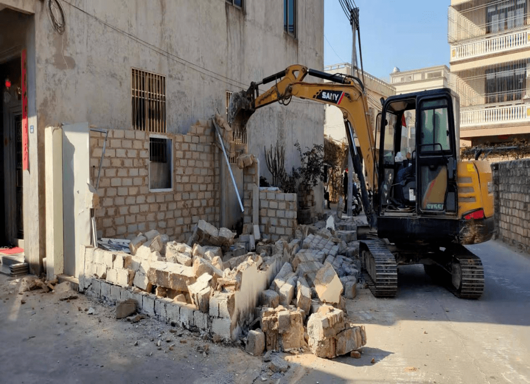 陆丰博社村:这些违建被拆除!