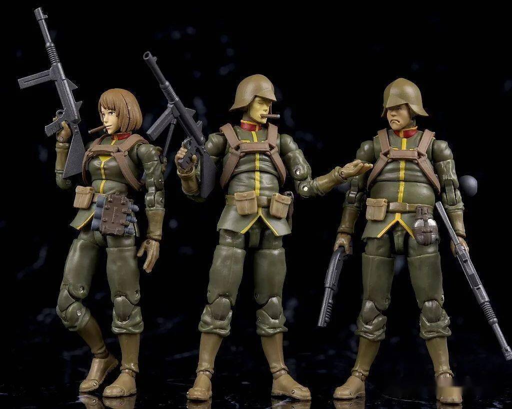 日站 MegaHouse1月 G.M.G 吉翁公国士兵 实物测评】_体型