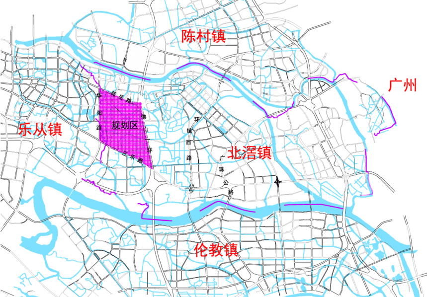 北滘镇区域图图片