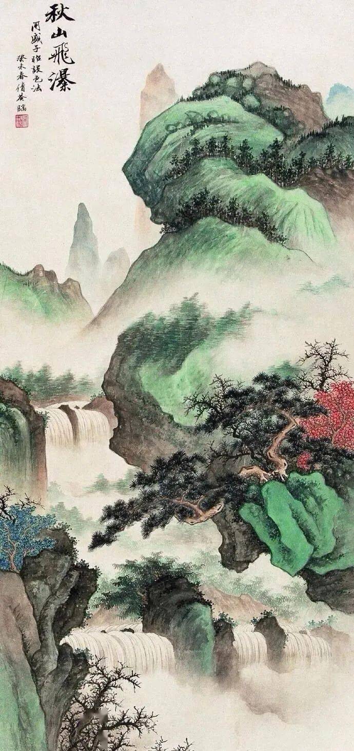 国画大师吴湖帆精美山水画欣赏