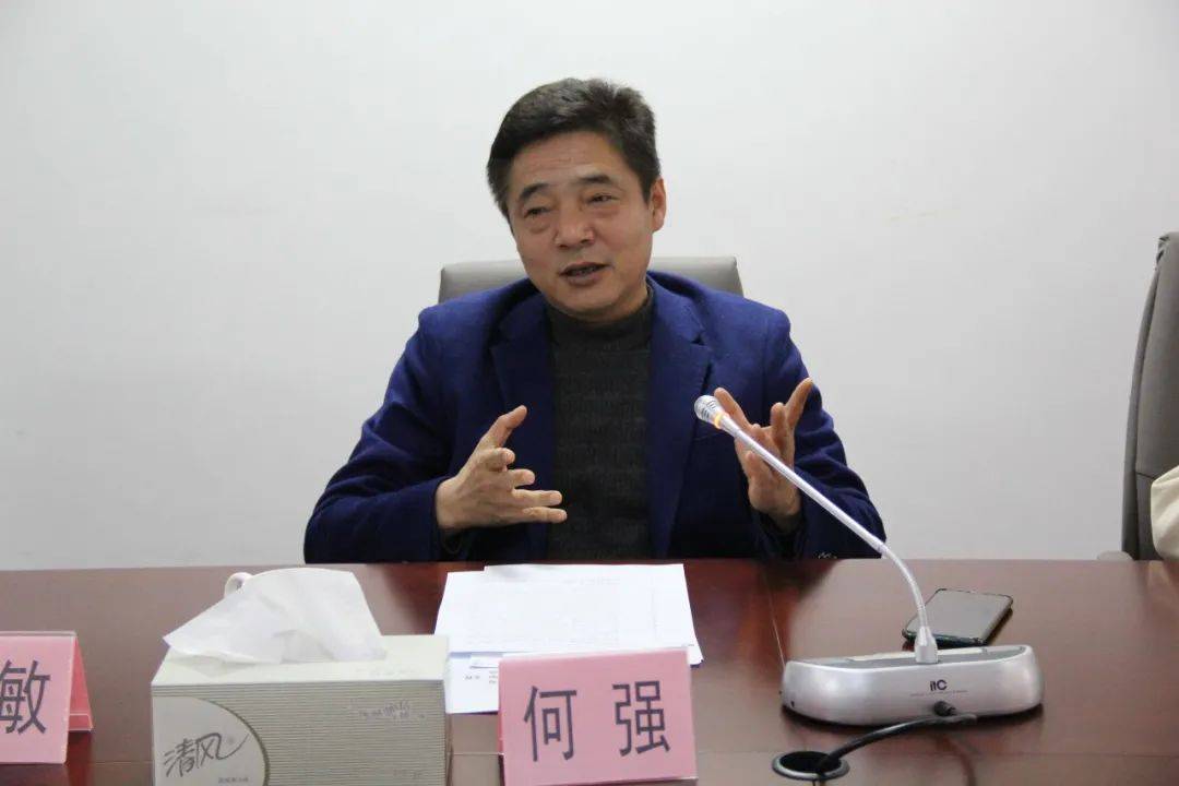 区人大副主任何强莅临我司走访慰问重点企业