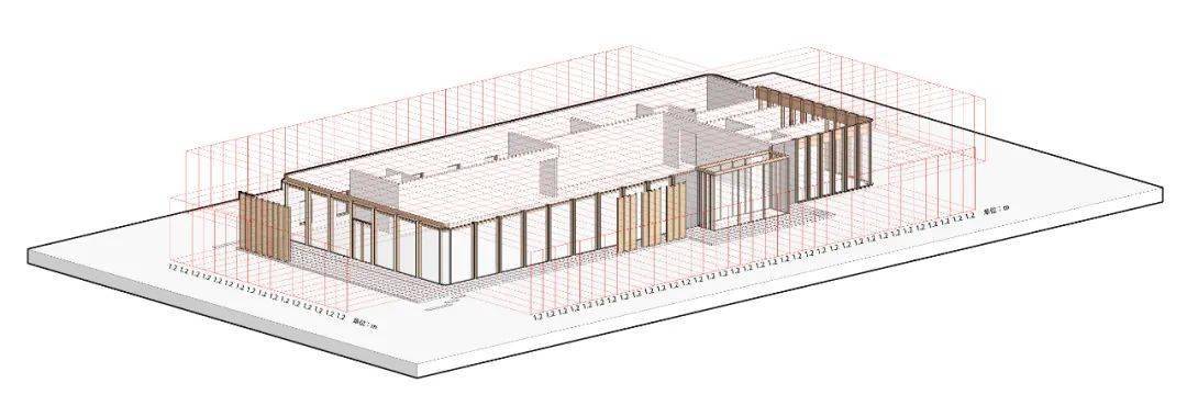 首层建筑三维模数控制(1.2m模数)