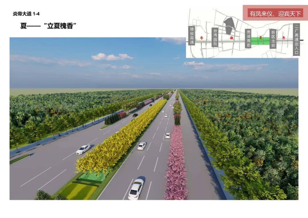 【公示】高平市高铁新区道路绿化设计方案出炉~征求您的意见建议