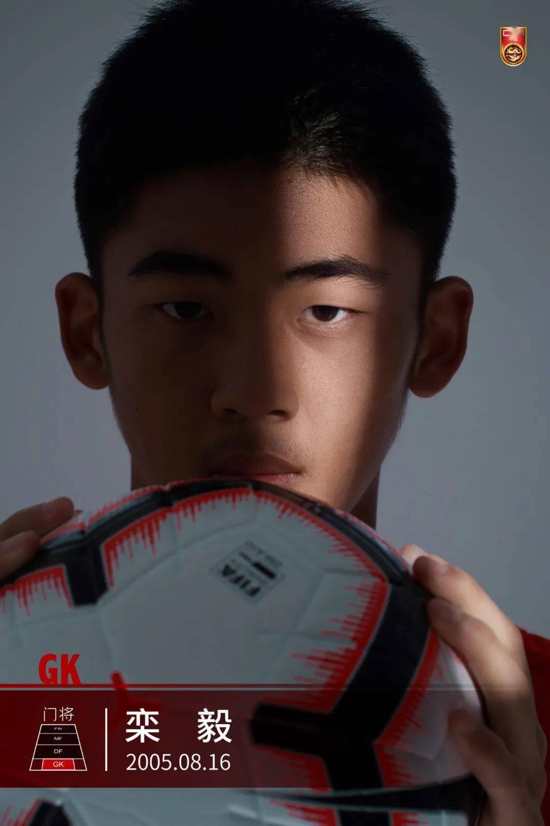 李昊,陈星,陈珏,栾毅u-16国家男子足球队光影纪念海报—门将篇,请