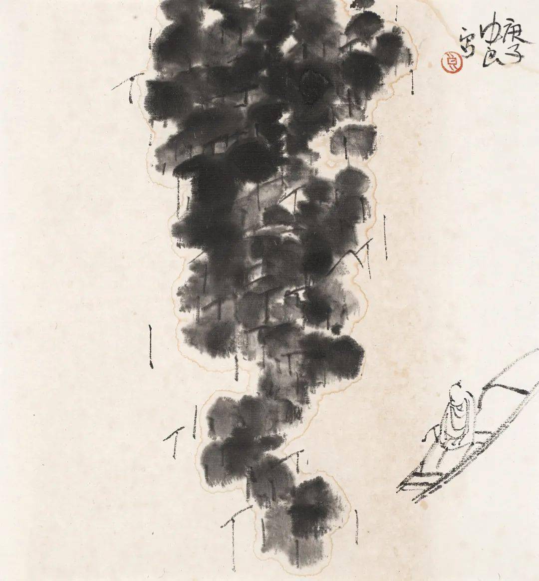 作品欣赏杨中良山水圈2021系列07