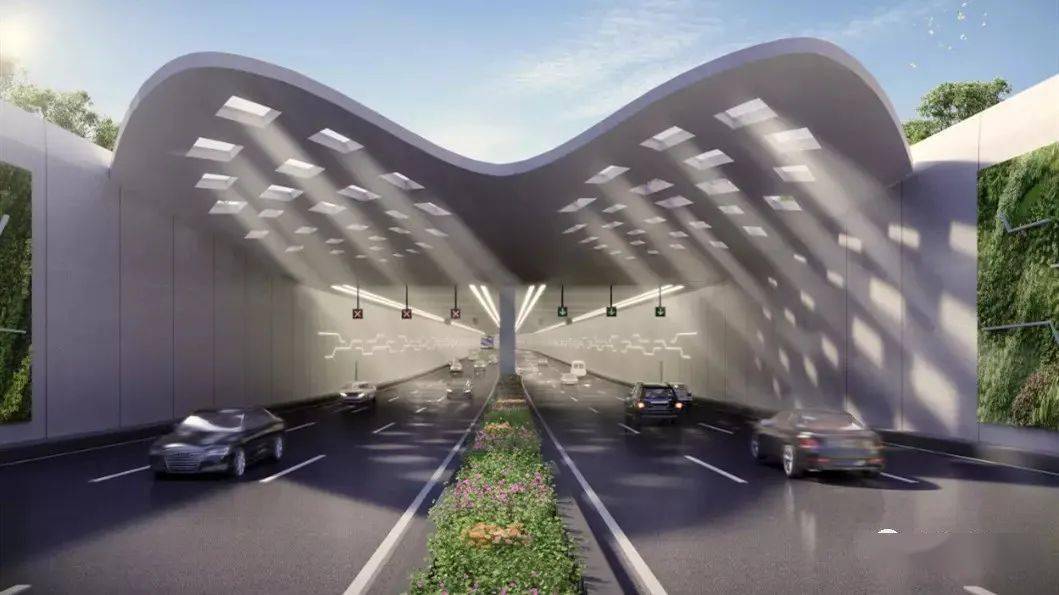 沈海高速中阳大道出入口改造掉头匝道已基本完工,方便车主进入东海岸