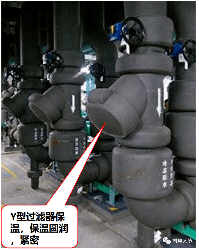 阀门的保护铝壳安装工艺冷冻水泵橡塑保温施工工艺弯头部位的保护铝壳
