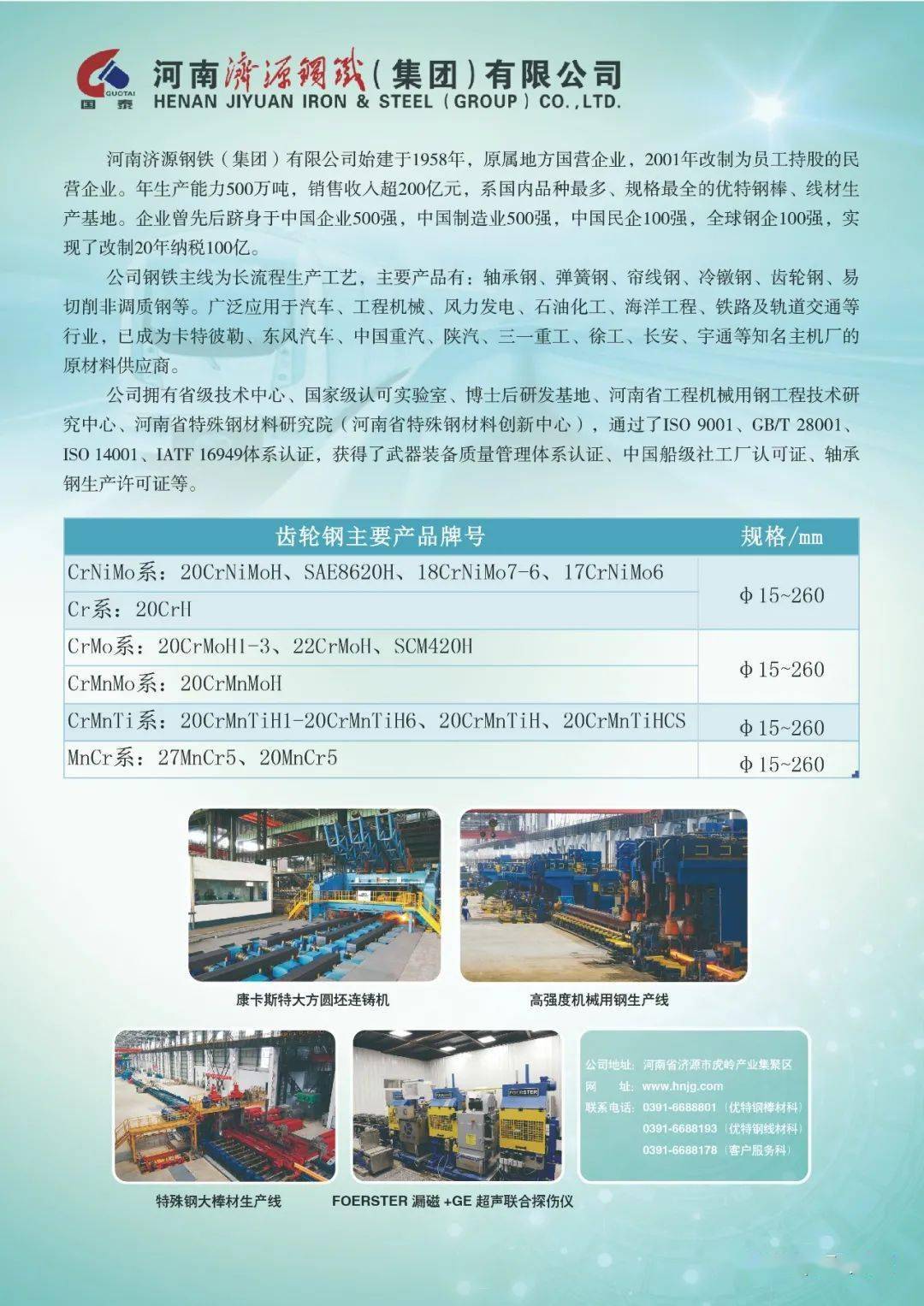 企业风采——河南济源钢铁（集团）有限公司