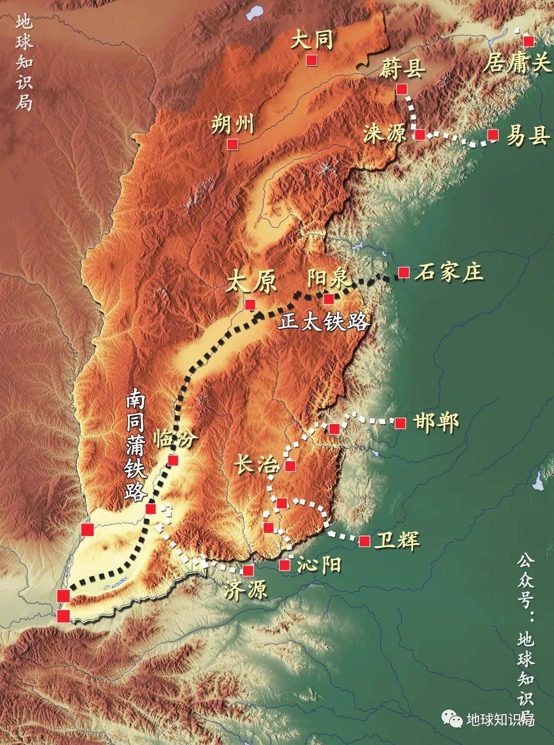 两地拥有火车站,而后来的南同蒲铁路(太祁平)通车是近30年后的事情了