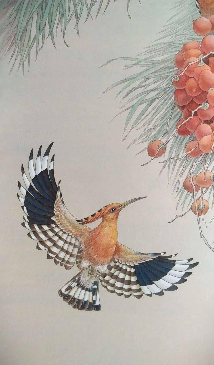 陈松岩教授工笔白孔雀牡丹技法班2月21日开课