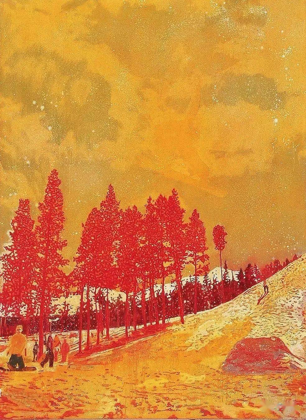 写生啦我迷于记忆中的闪光点彼得多伊格作品