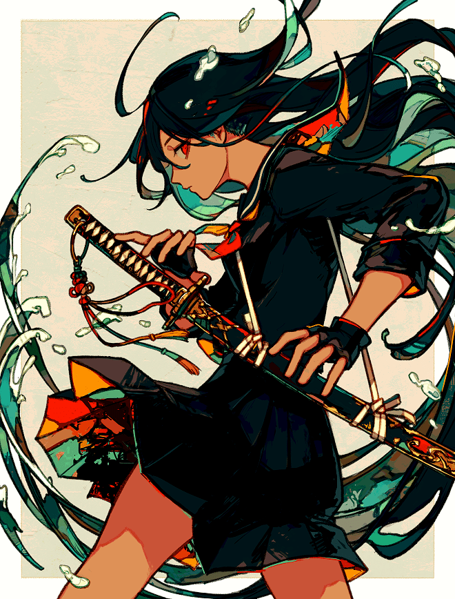 抜刀 —— 紅木春-impact- —— グムラット /goomrrat中学『面白い