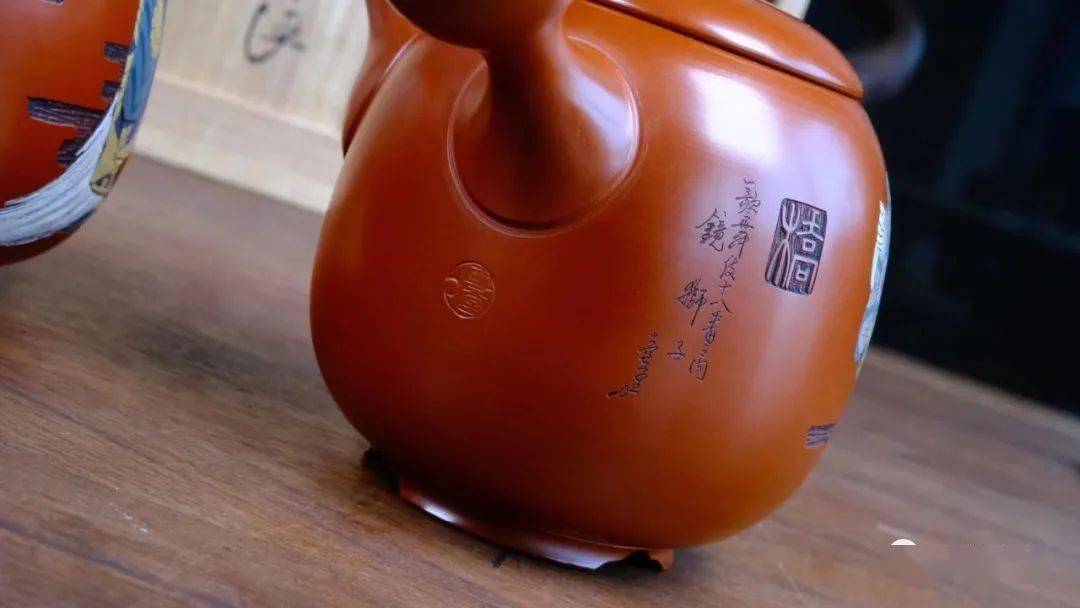 鉴赏|日本鏡獅子侧把急须，壶堂、雪堂合作款_搜狐网