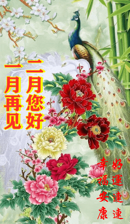 一月再见二月您好