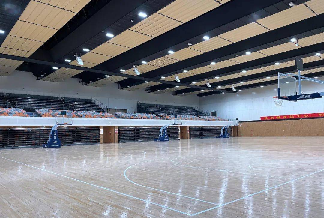 省运会比赛期间中心的壁球馆,综合馆将作为配套场馆供运动员称量体重