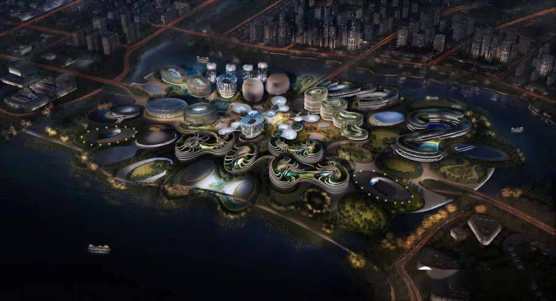 是钱学森先生提出的"  山水城市"的概念  让光明与黑暗相互映衬相辅相