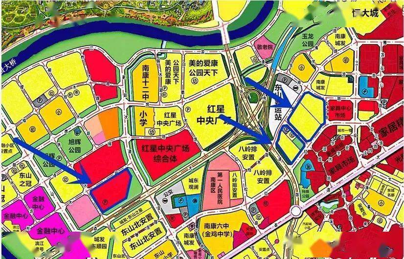 南康东山新区规划图图片
