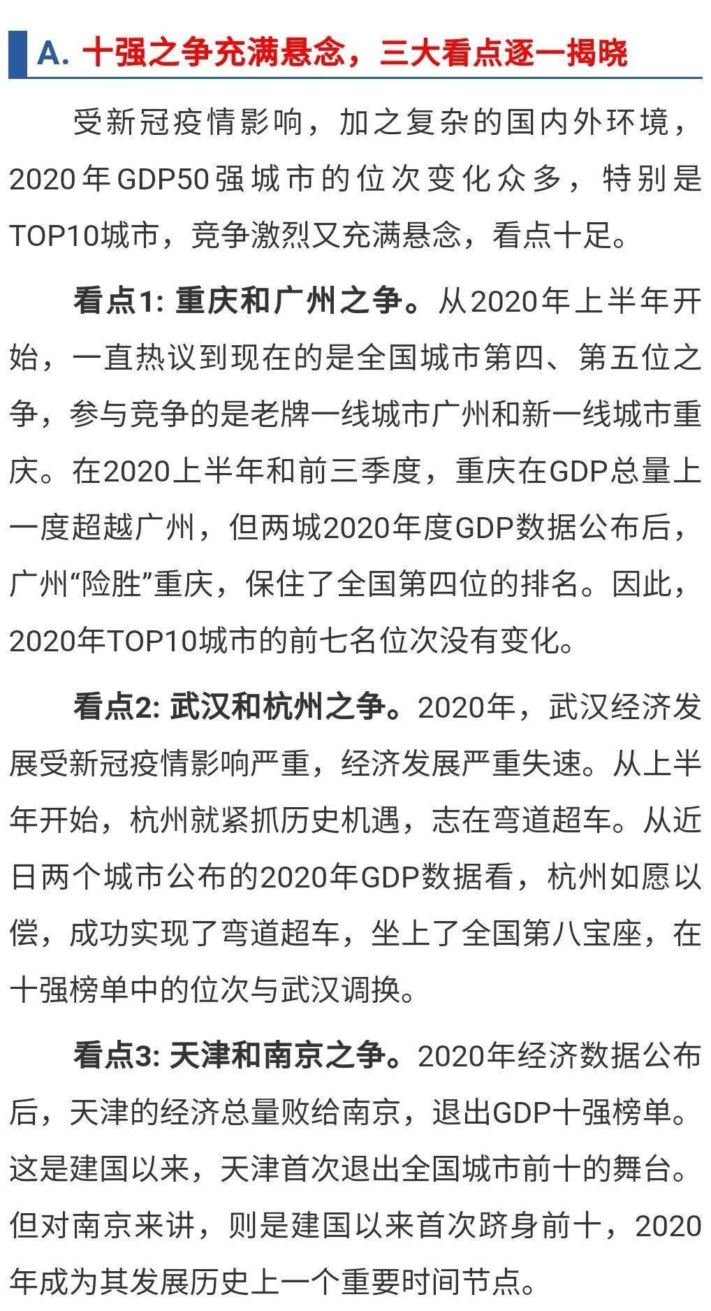 2020全国城市gdp排名100强_2020年全国各省GDP排行出炉南京首次突围十强,苏州市退步2名