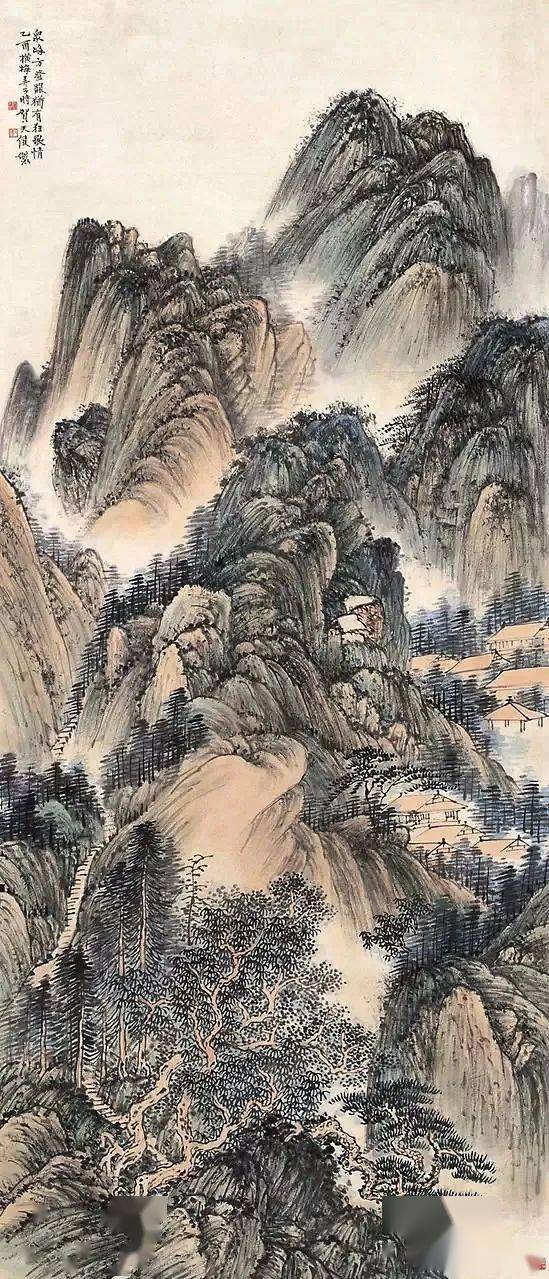 贺天健:山水画不仅要诗意,而且还要有词境