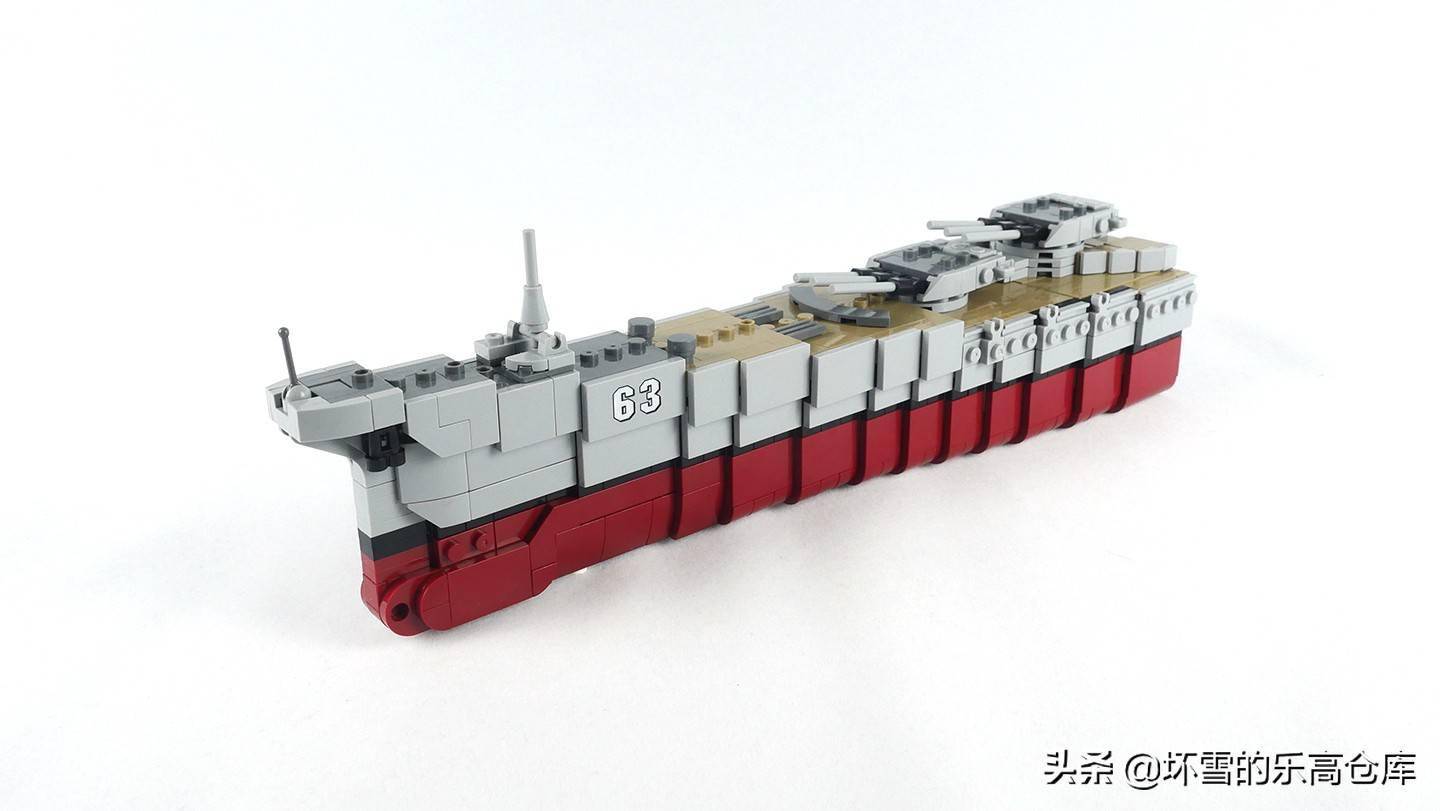 80厘米长的国产积木:试玩星堡积木密苏里号战列舰
