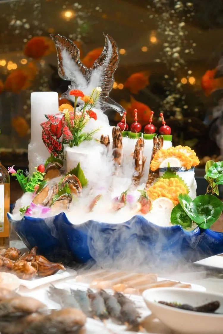1099元4张63悦鼎会海鲜姿造661大1小自助餐券千元级帝王蟹海鲜畅